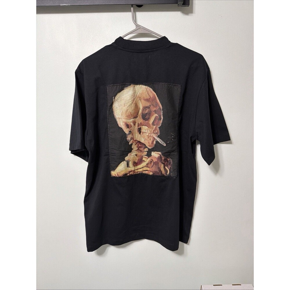 Van Gogh Gallery T Shirt Mens Large Black Skull NWT New Vox Populi
